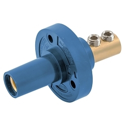 Hubbell HBL15FRBL Single Pole Receptacle
