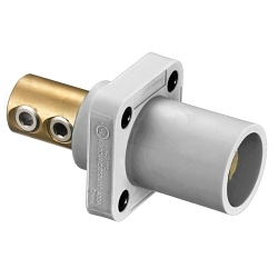 Hubbell HBLMRW Single Pole Receptacle