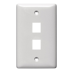 Hubbell NSP12W Multimedia Faceplate
