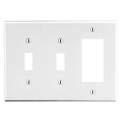 Hubbell P226W Non-Metallic Standard Wall Plate