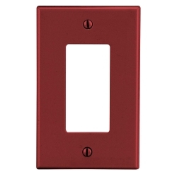 Hubbell P26R Non-Metallic Standard Wall Plate