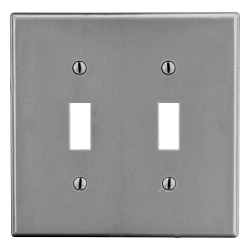 Hubbell P2GY Non-Metallic Standard Wall Plate
