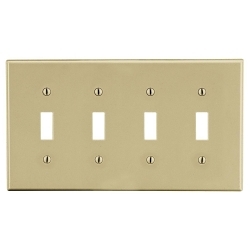 Hubbell P4I Non-Metallic Standard Wall Plate