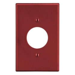 Hubbell P7R Non-Metallic Standard Wall Plate