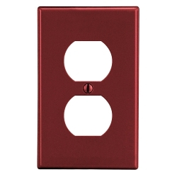 Hubbell P8R Non-Metallic Standard Wall Plate