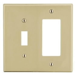 Hubbell P126I Non-Metallic Standard Wall Plate