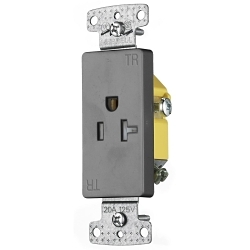 Hubbell RRD201GYTR Bryant Electric tradeSELECT Straight Blade Receptacle