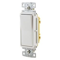 Hubbell RSD115W Decorator Switch