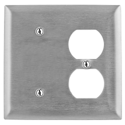 Hubbell SS138 Combination Wallplate