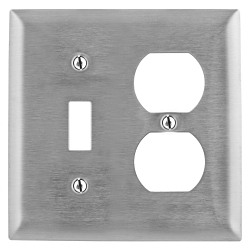 Hubbell SS18 Columbia Lighting Combination Wallplate