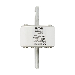 Bussmann 170M6169 Type 110 High Speed Fuse, 1600 A, 690 V, 200 kA Interrupt, Class: aR, Square Body
