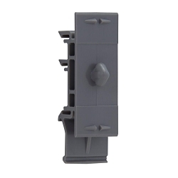 Bussmann DRA-2 American DIN Rail Adapter, For Use With 0 to 30 A Class R and M Fuse Blocks, Gray
