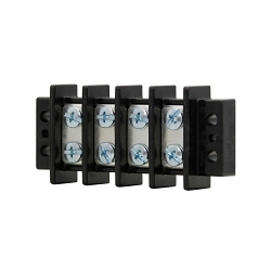 Bussmann TB400-10ST Terminal Block Strips and Barrier Block, 600 V, 75 A, Black