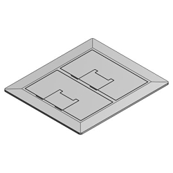 Thomas & Betts E9762SS Carlon Floor Box Cover