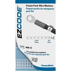 Thomas & Betts WM-9T E-Z Code Wire Marker Book