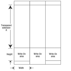 Thomas & Betts WSLM35 E-Z Code Wire Marker Card