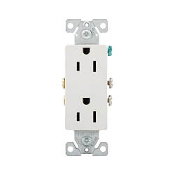 Arrowhart 1107W Straight Blade Duplex Receptacle