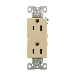Arrowhart 6252W-BU Devices Straight Blade Receptacle