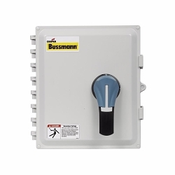 Bussmann ER01-030CC3PR Bussmann Series Enclosed Rotary Disconnect Switch, 600 V, 30 A, 50, 60 Hz
