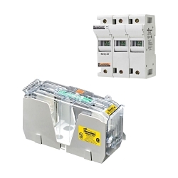 Bussmann JM60060-2MW14 Modular Ferrule Fuse Block, 600 V, 60 A, 2 Poles