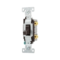 EATON Arrow Hart CS120B Heavy Duty Specification Grade Toggle Switch, 120/277 V, 20 A, 1 hp Power Rating