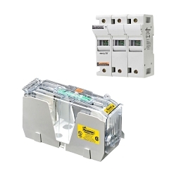 Bussmann JM60030-3MW14 Modular Ferrule Fuse Block, 600 V, 30 A, 3 Poles