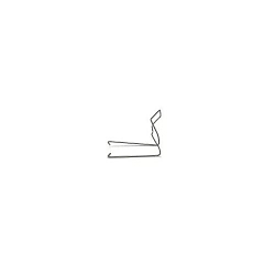 FINDER 09771 Metal retaining clip for 97.01&