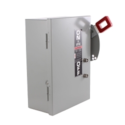 ABB Spec-Setter TH3361J Fused Heavy Duty Safety Switch, 600 VAC, 30 A, 7-1/2 hp, 3 Poles
