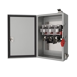 ABB TH4361R Enclosed Heavy Duty Fusible Safety Switch, 600 VAC, 30 A, 3 Poles
