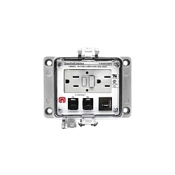 Grace Engineered Products P-R62#2-K3RF3 Computer Port Connector Interface Mounting Panel Length 580 IN Width 1650 IN Height 3540 IN Enclosure 32 Point