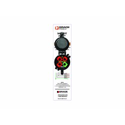 Grace Engineered Products R-3MT-1K-KIT-F 4-Wire Safe-Test Point, 0 to 1000 VAC