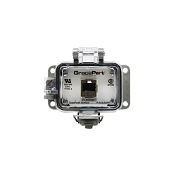 Grace Engineered Products P-R33-B3RX Ethernet Port Connector Mounting Panel Length 3150 IN Width 1650 IN Height 1720 IN Enclosure 6 Point