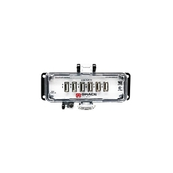 Grace Engineered Products P-P11#6-H2RX-C3 Cable Panel Interface Connector, Polycarbonate Housing