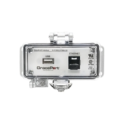 Grace Engineered Products P-P11R13-F3RX-C6 Cable Panel Interface Connector, Polycarbonate Housing