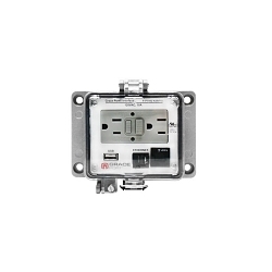 Grace Engineered Products P-P11R2-K3RF10 Cable Panel Interface Connector, Polycarbonate Housing