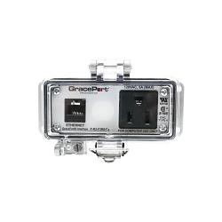 Grace Engineered Products P-R2-F3R0-P2 Bulkhead Panel Interface Connector, Polycarbonate Housing