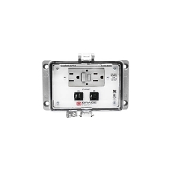 Grace Engineered Products P-R2#2-M3RF0 Bulkhead Panel Interface Connector, Polycarbonate Housing