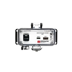 Grace Engineered Products P-C1R2-F2RX Bulkhead Interface Connector, Stainless Steel Housing