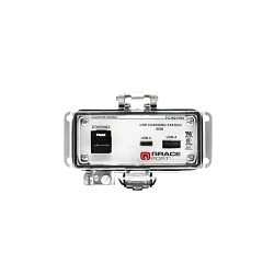 Grace Engineered Products P-C1R2-F3RX Bulkhead Interface Connector, Stainless Steel Housing
