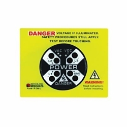 Grace Engineered Products R-3W-SR-KIT Voltage Indicator Label