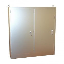 Hammond Manufacturing 2UHD726718N4SS 2-Door Free-Standing Disconnect Enclosure With Inner Panel