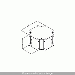 Hammond Manufacturing CWCF4 Cross Fitting