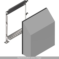 Hammond Manufacturing RH60000N4S16 RHN4 Series Rainhood, 316 Stainless Steel