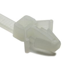 Hellermann Tyton 126-00117 126-00117 Wing design helps stabilize the tie in high vibration applications One-piece mounting ties offer a complete solution by both bundling cable and simultaneously providing a mounting solution HellermannTyton's one-piece mounting ties offer the ideal combination of high specification materials and superior design to suit the mounting and bundling needs of complex applications