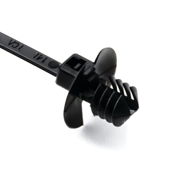 Hellermann Tyton 150-55610 150-55610 Fir tree mounts with ties cables provide a secure grip in mounting holes and protect against dirt and other impurities This is sold as an assembly with the cable tie