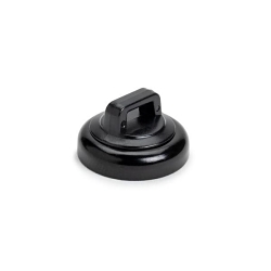 Hellermann Tyton 151-04019 Cable Tie Mount, Magnetic Mounting, 5.9 mm W Tie, Neodymium Alloy/Polyacetal/Steel, Black