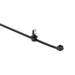 Hellermann Tyton 156-01807 156-01807 Blind Hole Mount Cable Ties for threaded and nonthreaded holes offer an easy-to-use method for bundling and affixing cables The 2-piece design includes a heat stabilized cable tie and formula-matched