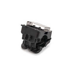 Hellermann Tyton 156-04196 Cable Clip, Hanger Mounting, Polyamide 6.6/Stainless Steel