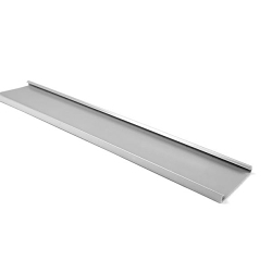 Hellermann Tyton 181-94024 Wiring Duct Cover, 2.13 m L x 101.60 mm W x 7.82 mm H, PVC, Grey