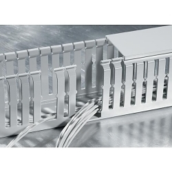 Hellermann Tyton 183-22575 Slotted Wall Wiring duct, 25 mm W, Polycarbonate/ABS